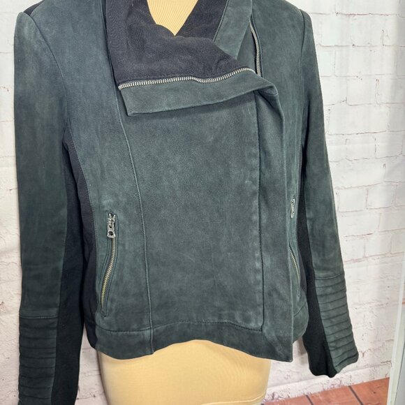 Lucky Brand Denim Standard Jacket Leather outside - Picture 3 of 10